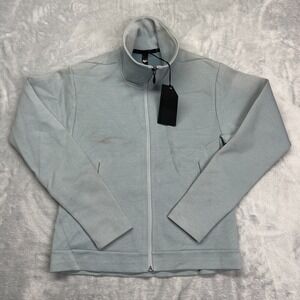 RYU Ethos Track Jacket Womens XS Lead Blue Long Sleeve Athletic Fit Full Zipper